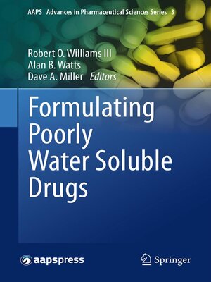 cover image of Formulating Poorly Water Soluble Drugs